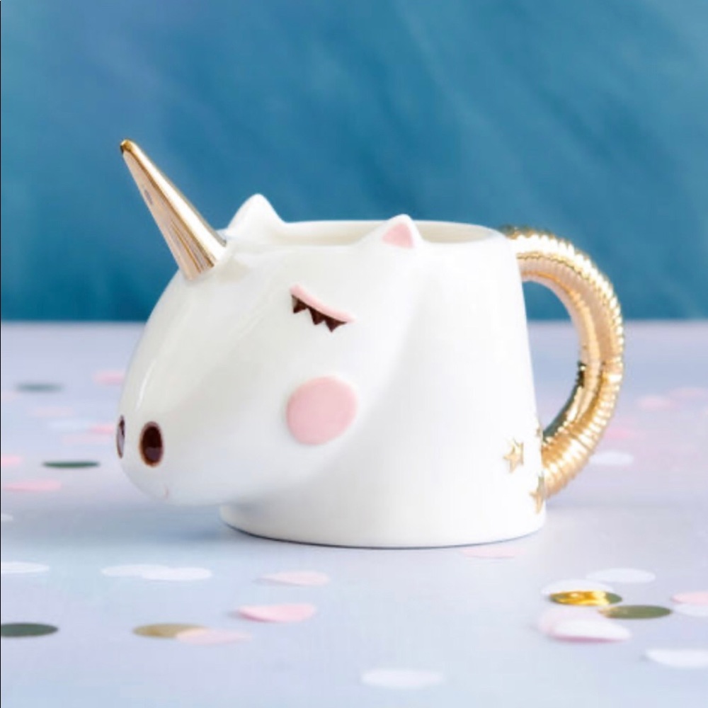 Glitterville Anthropologie unicorn mug 🦄